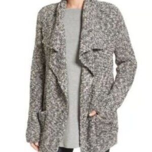 Eileen Fisher Organic Cotton Alpaca Open Front Cardigan